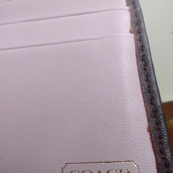 Dark brown Coach Wallet - Picture 3 of 5